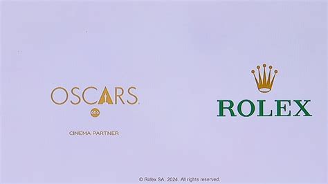 rolex oscars commercial